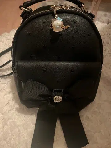 리즈리사 지뢰 백팩 리본 블랙