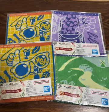 미세스 그린애플 제일복권 G상 타월 손수건 4개 세트