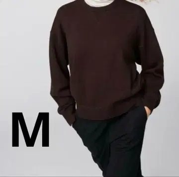UNIQLO 스무스 코튼 크루넥 스웨터 M