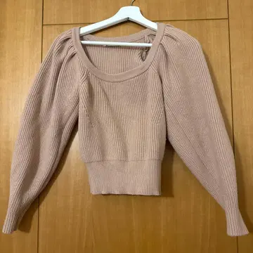 SNIDEL 퍼프 슬리브 니트