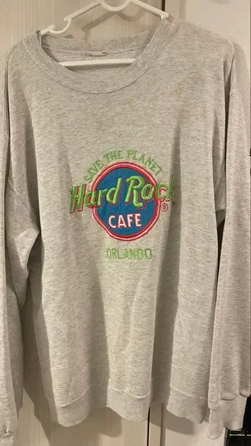 Hard Rock Cafe 그레이 스웨트 셔츠