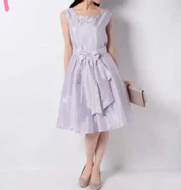 레스 빠세 원피스 드레스 라벤더 색상
