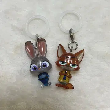 주토피아 메지루시 액세서리 닉 주디 2세트