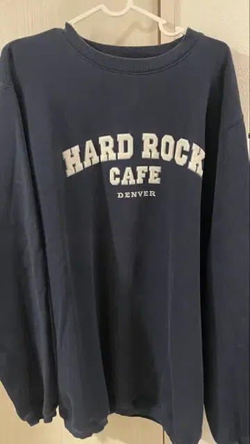 하드 록 카페 맨투맨 네이비