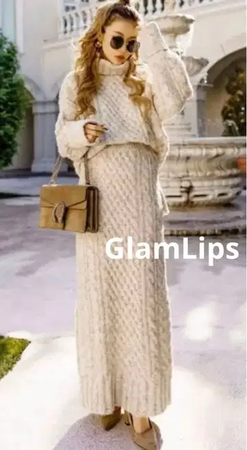 GlamLips 니트 셋업 레어 [ 인기 완판템 ]