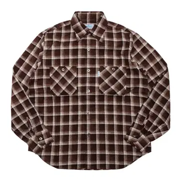 Subculture COTTON CHECK SHIRT BROWN
