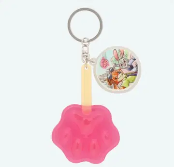 디즈니 주토피아 발바닥 아이스캔디 키체인 닉