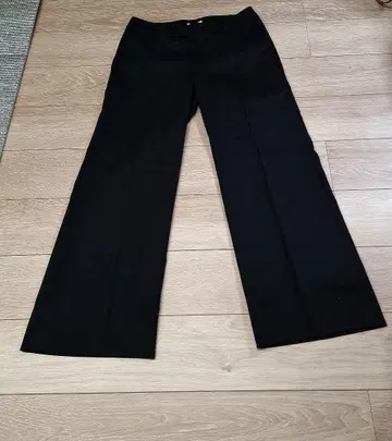 no tuck wide straight trousers sullen