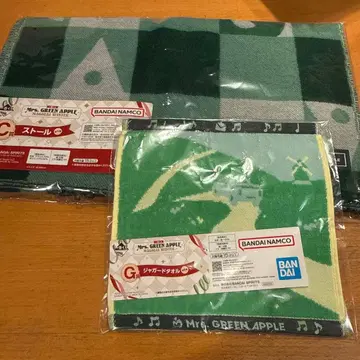 Mrs. GREEN APPLE 스톨 & 자카드 타월 세트