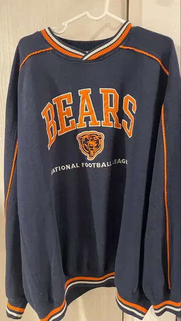 Lee Bears 로고 맨투맨 네이비