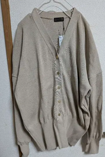 새상품 Aga 아르가 베이지 니트 가디건 38