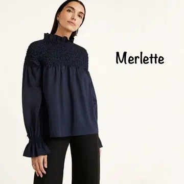 Merlette 마르레 MAJORELLE 코튼 스모킹 블라우스