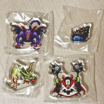 드래곤 퀘스트 미니 아크릴 블록 4개 세트