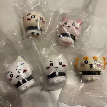 치이카와 (먼작귀) 라멘 돼지 미니 소프트 비닐 피규어 컬렉션 5세트