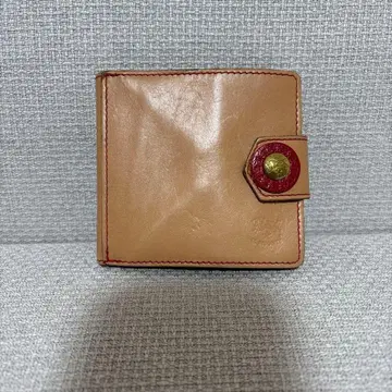 IL BISONTE 접이식 지갑 베이지 크리스마스 한정판