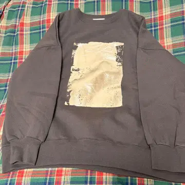 FREAK'S STORE 아트 프린트 맨투맨 그레이