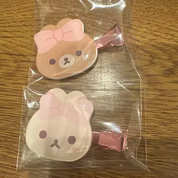 코리락쿠마 차이로이코구마 리락쿠마 헤어 클립 컬렉션
