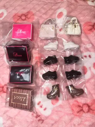 licca 리카짱 신발과 백 세트 6점