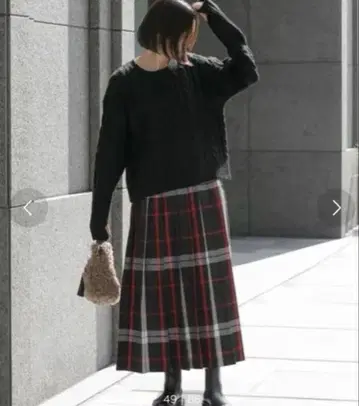 URBAN RESEARCH Sonny Label 플리츠 이지 스커트