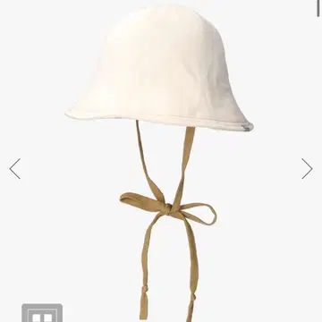 OVERRIDE 튤립햇 크림색