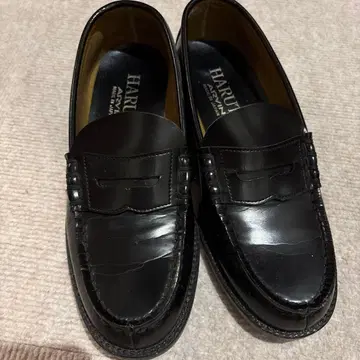 HARUTA 블랙 로퍼 일본제