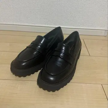 블랙 로퍼 러버 솔