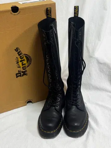 닥터 마틴 1B60 벡스 블랙 롱 부츠 UK6