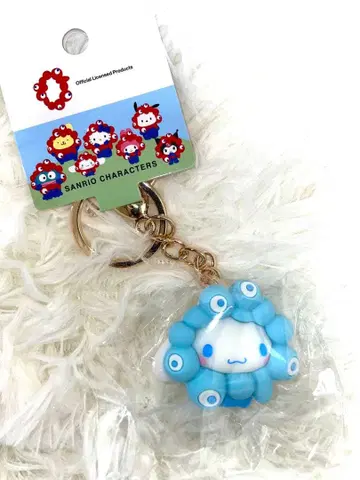 오사카 만박 산리오 먀쿠먀쿠 파스텔 키링 시나모롤