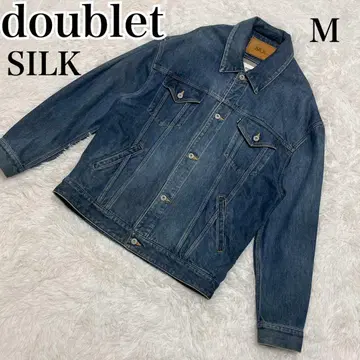 doublet 더블렛 SILK 실크 데님 자켓 오버 사이즈