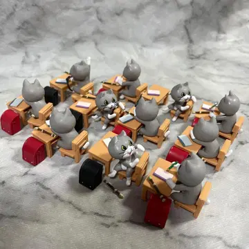 일하는 고양이 초등학교 미니 피규어 컬렉션