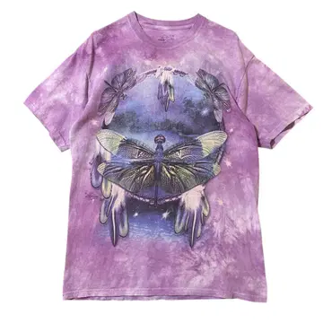 USA 구제 의류 더 마운틴 잠자리 애니멀 반팔 T셔츠 I2327