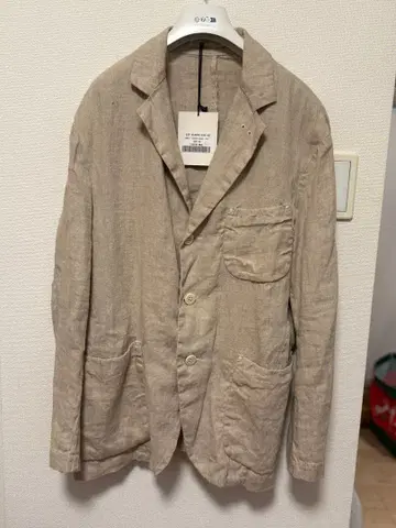 린넨 베이지 테일러드 자켓 44