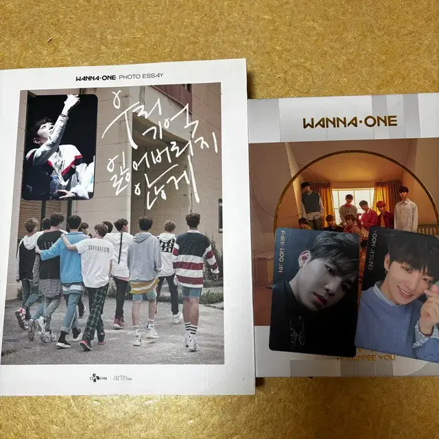 워너원 포토에세이 우리 기억 잃어버리지 않게 화보 앨범 및 포카