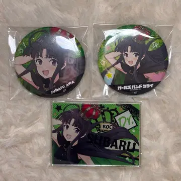 걸즈 밴드 클라이 Rock Queen 안나 스바루 캔뱃지 스티커