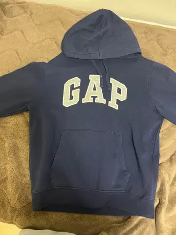 GAP 네이비 후드 부착 후드티