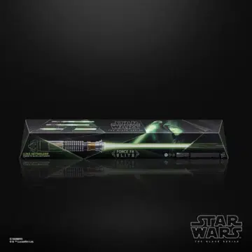 스타 워즈 라이트세이버 FX ELITE 블랙 시리즈 루크