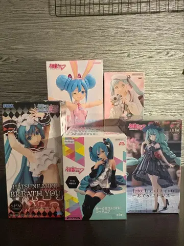 하츠네 미쿠 피규어 5체 세트