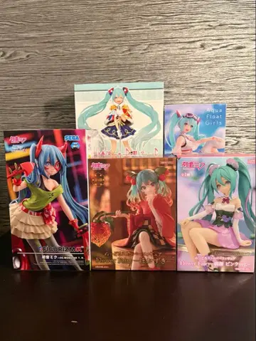 하츠네 미쿠 피규어 5체 세트