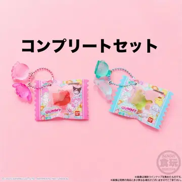 산리오 캐릭터즈 구미 참 GUMMY & 미니 파우치 컴플리트