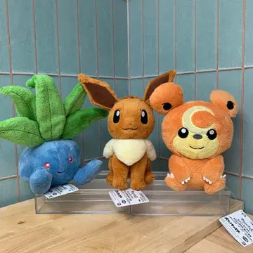 포켓몬스터 다정한 마음 봉제 인형 이상해씨 이브이 꾸꾸리