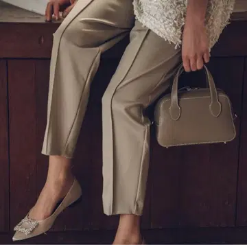 새상품 OHGA 마쉬멜로우 팬츠 토프