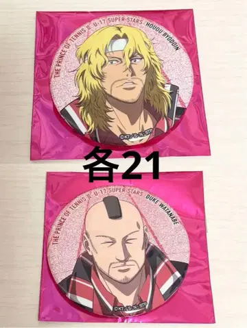 테니스의 왕자님 샤이니 캔뱃지 뵤도인 호오 듀크 와타나베