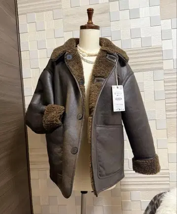 ZARA 리버서블 더블 페이스 자켓 택 포함 새상품