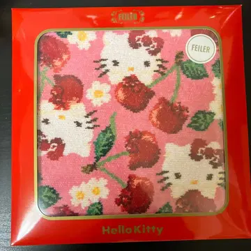 새상품 FEILER 페이러 산리오 콜라보 헬로키티 케이스 포함