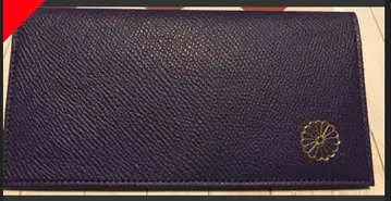 국화 문양 소가죽 장지갑 황궁 지갑