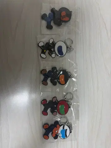 캐릭터 아크릴 키링 5개 세트