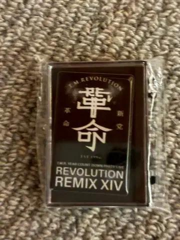 T.M.Revolution 이어폰 나고야 12/16 핀 배지 블랙