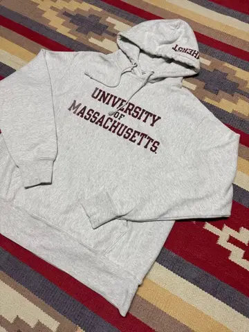 챔피온 후드티 매사추세츠 리버스 위브