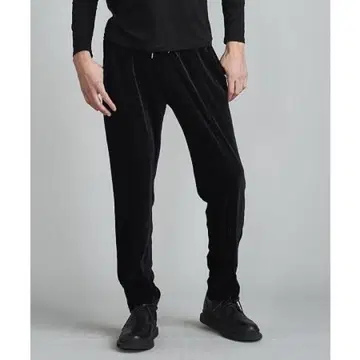 노아이디 벨로아 플리스 블랙 팬츠