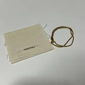 TODAYFUL 골드 체인 팔찌 K14 도금